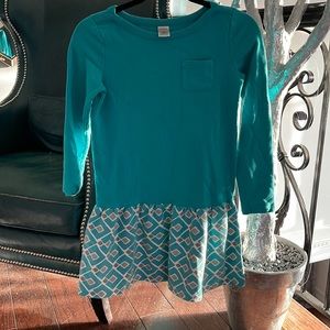 Gymboree kids size 12 dress. Teal color